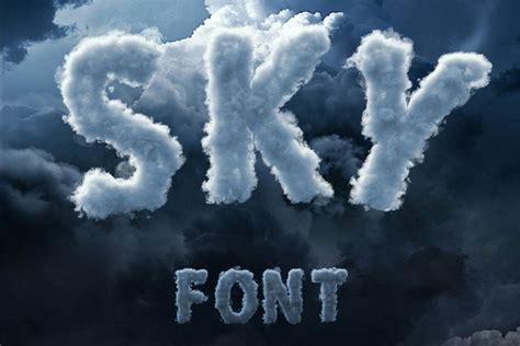 free cloud font.
